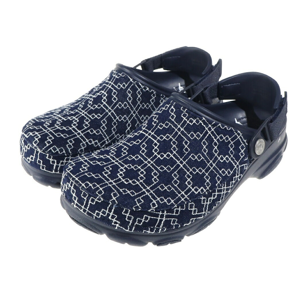 Crocs(クロックス) ×リーバイス 刺し子デニムサンダル ネイビー 208917‐410