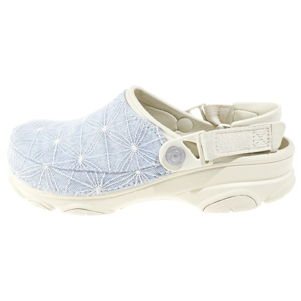 Crocs(クロックス) ×リーバイス 刺し子デニムサンダル ライトブルー×ベージュ 208917‐2Y2