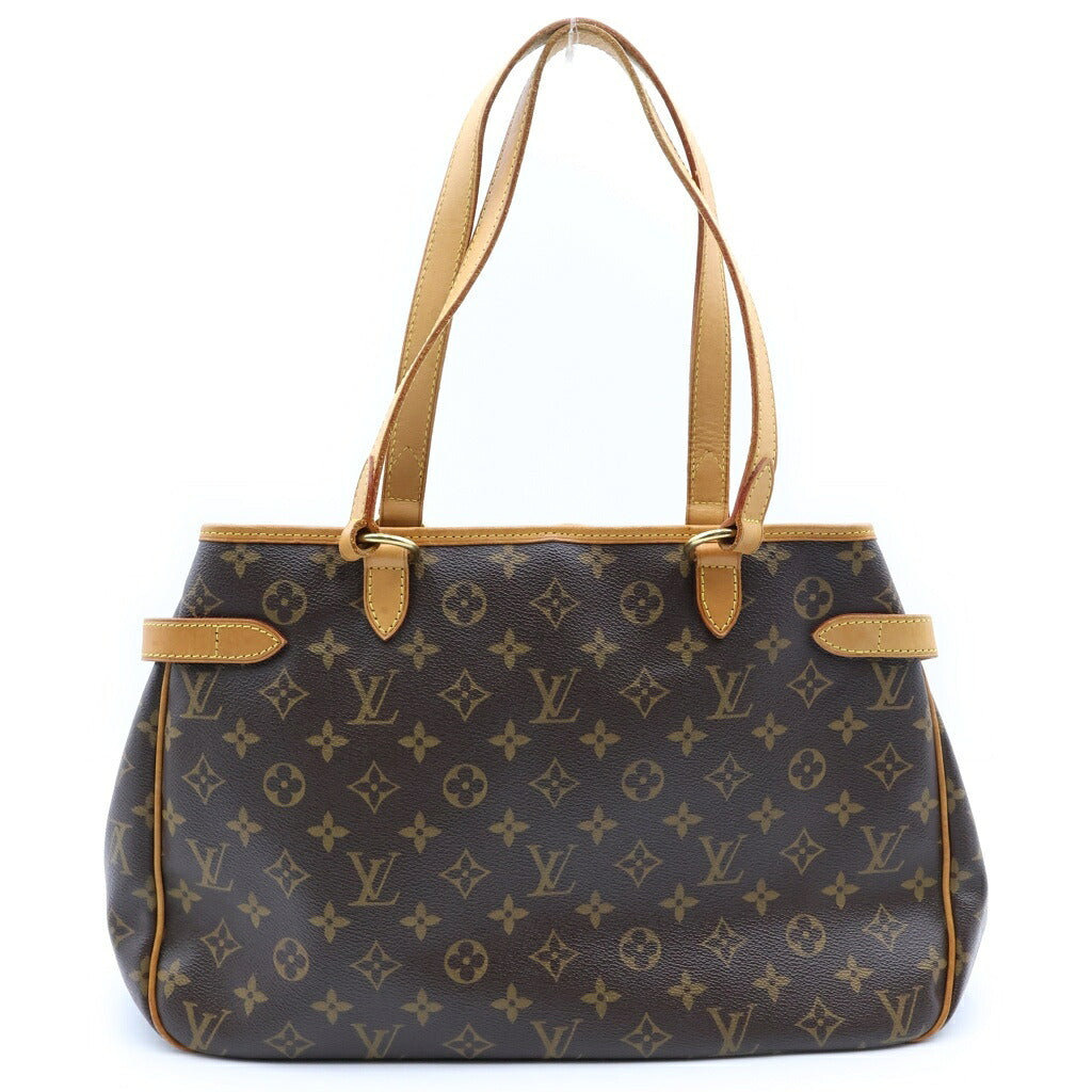 LOUIS VUITTON(ルイヴィトン) モノグラム バティニョール オリゾンタル ハンドバッグ トートバッグ ブラウン PVCレザー M51154 ゴールド金具
