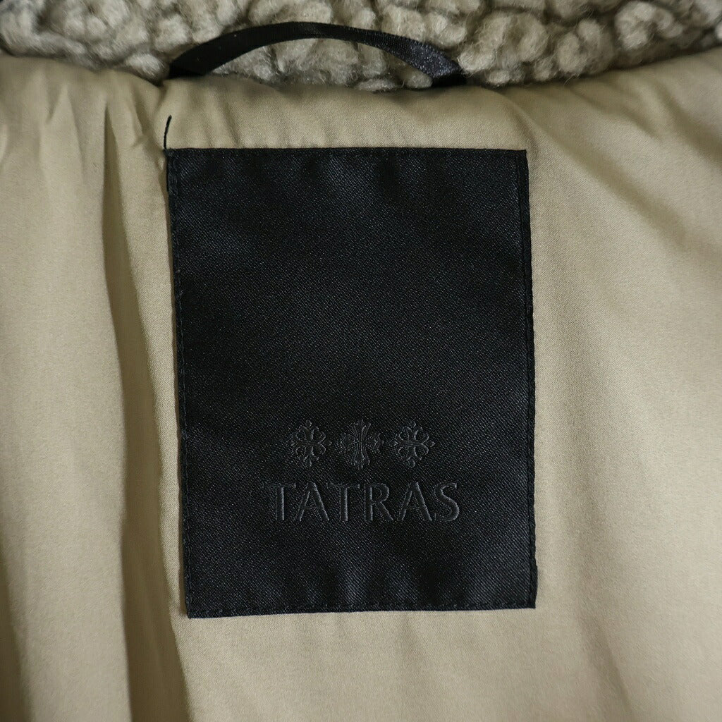 TATRAS(タトラス) LUELA ボアブルゾン ジップジャケット ライトグリーン ポリエステル LTAT24A4970-L