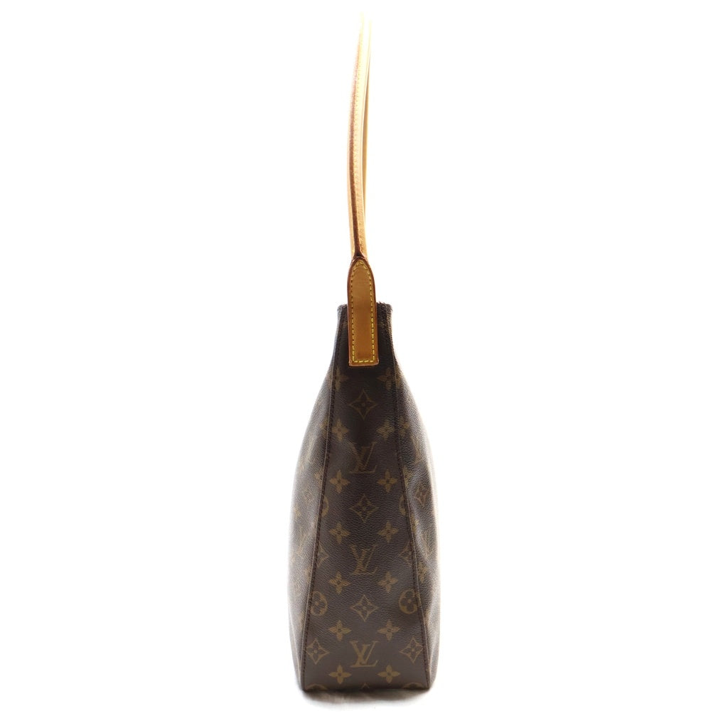 LOUIS VUITTON(ルイヴィトン) ルーピングGM ショルダーバッグ トートバッグ モノグラム PVCレザー ブラウン M51145