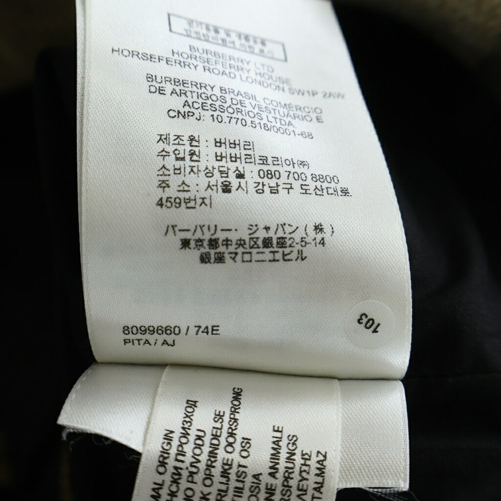BURBERRY(バーバリー) ノースリーブ ワンピース ツイード ウール ベージュ レディース
