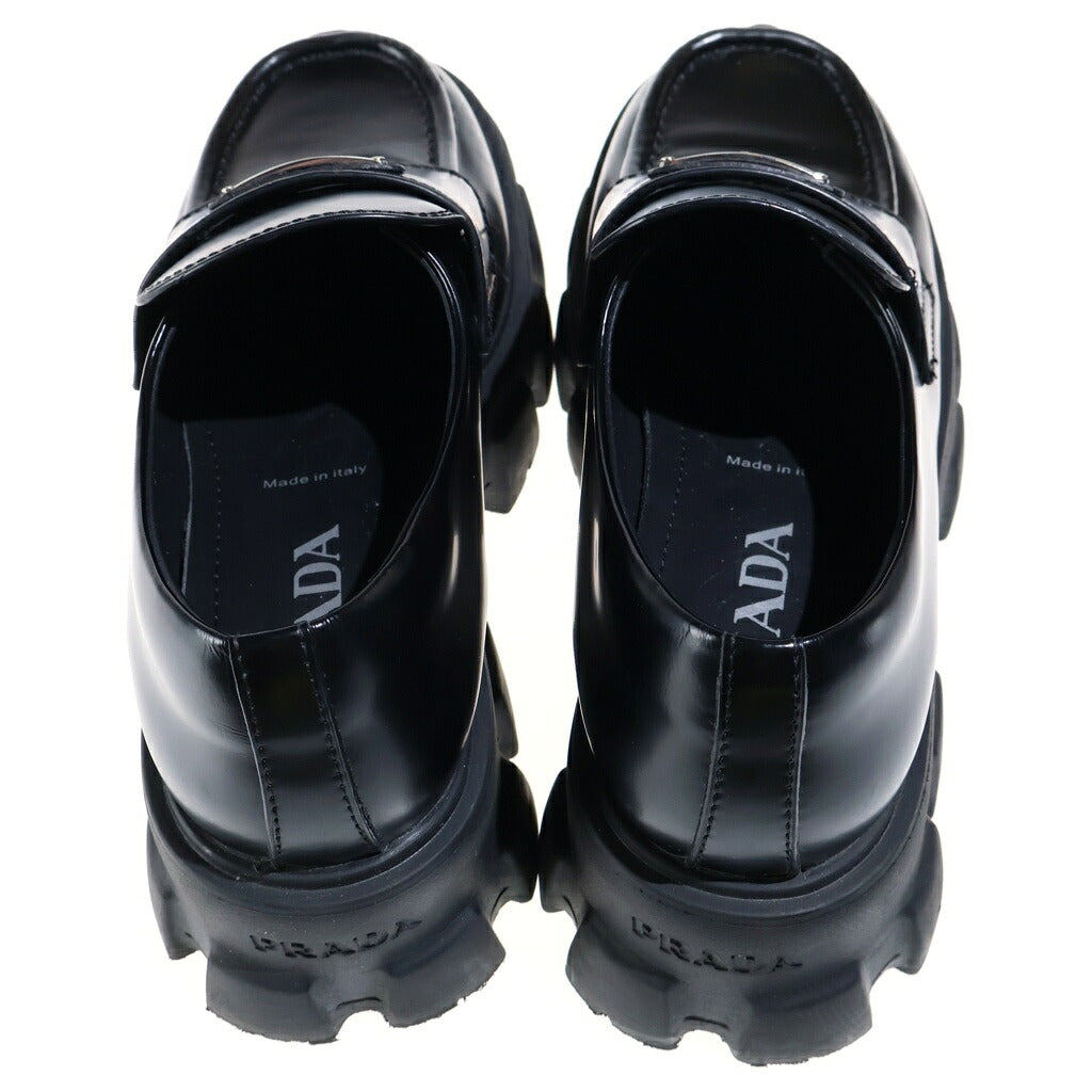PRADA(プラダ) モノリス ブラッシュドレザー ローファー