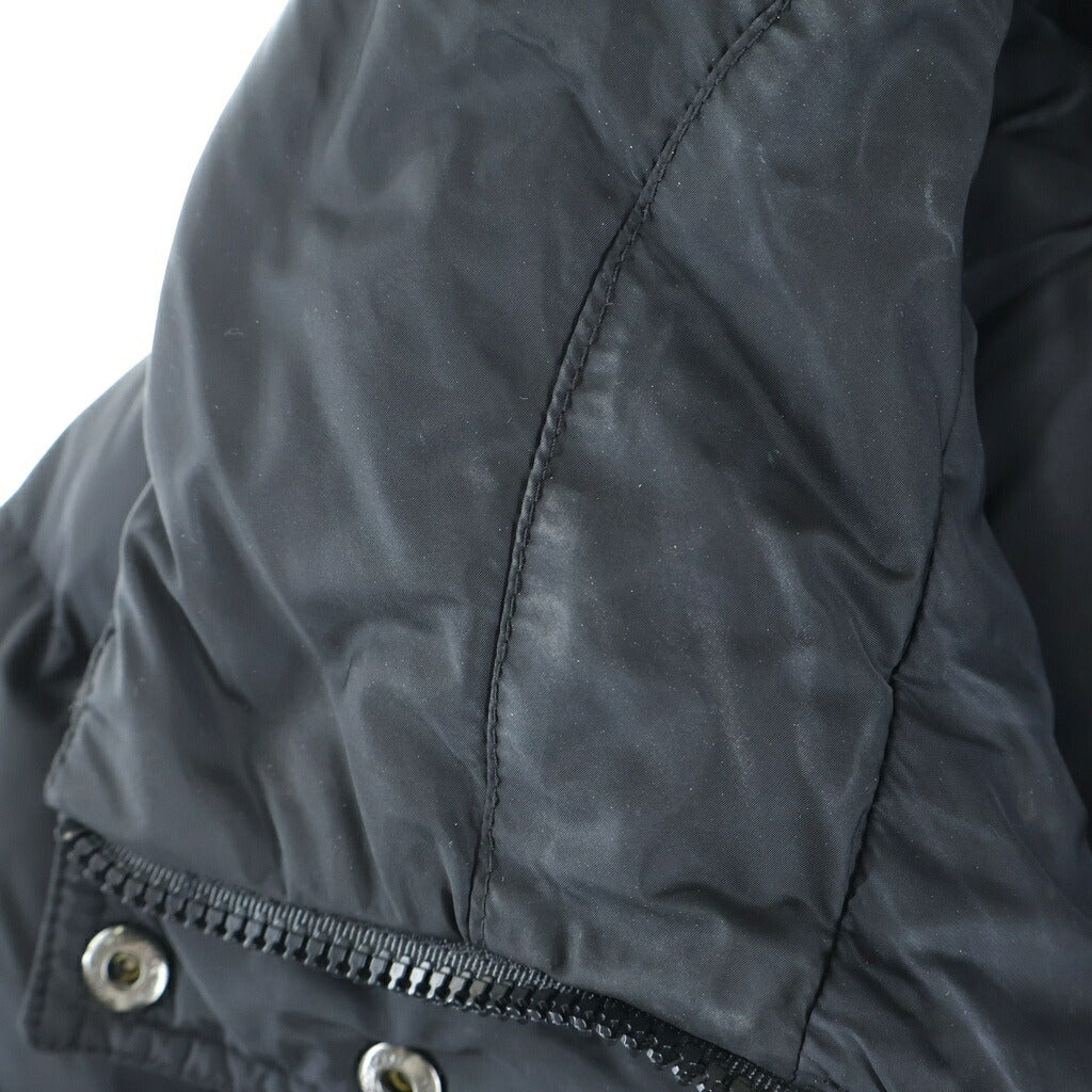 MONCLER(モンクレール) 20AW FLAMMETTE フラメッテ ジップアップ ダウン ロング ジャケット コート ブラック レディース C20934993105