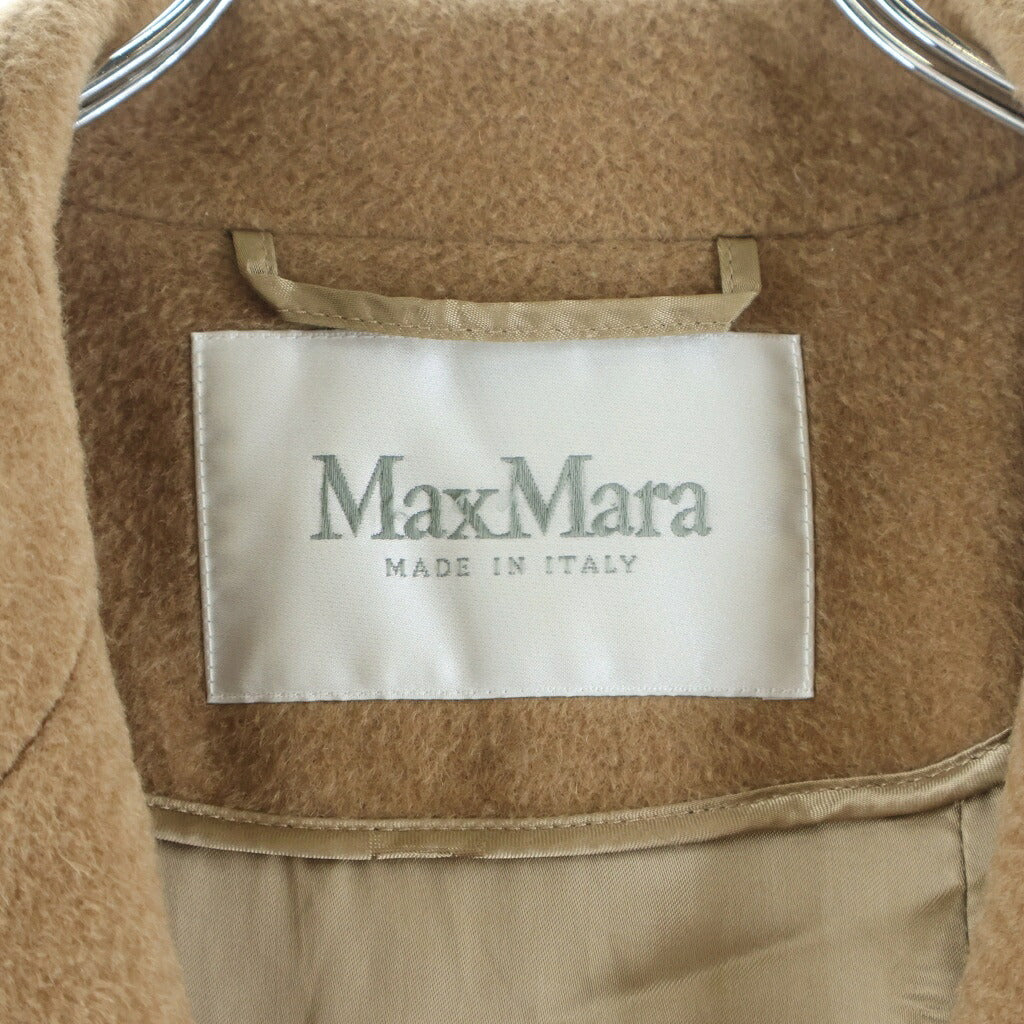 Max Mara(マックスマーラ) マニュエラ キャメル ウール チェスター ロング コート ベージュ レディース 101615896