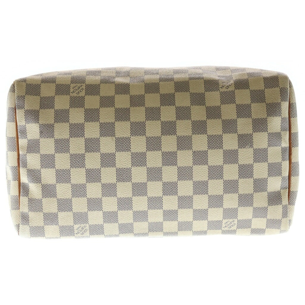 LOUIS VUITTON(ルイヴィトン) スピーディ 30 ハンドバッグ ミニボストン ダミエアズール PVCレザー アイボリー N41533