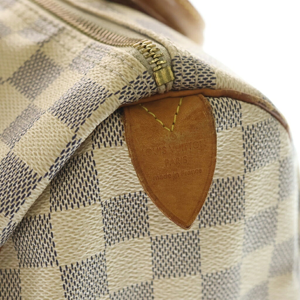 LOUIS VUITTON(ルイヴィトン) スピーディ 30 ハンドバッグ ミニボストン ダミエアズール PVCレザー アイボリー N41533