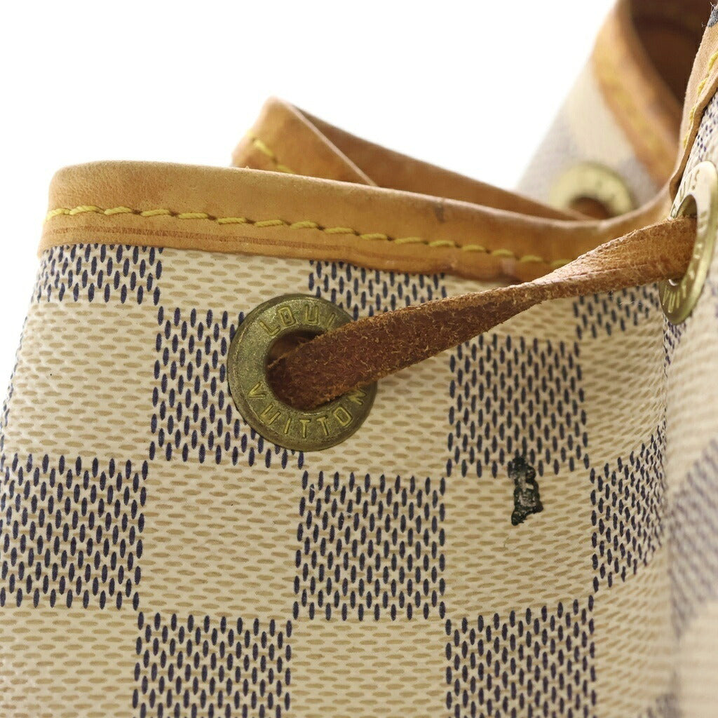 LOUIS VUITTON(ルイヴィトン) ダミエ アズール ノエ ショルダーバッグ 巾着 PVCレザー アイボリー N42222
