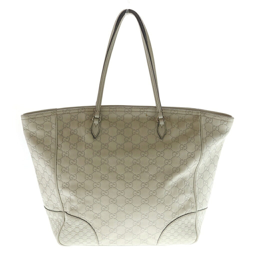 GUCCI(グッチ) グッチシマ トートバッグ ショルダーバッグ レザー アイボリー 323671