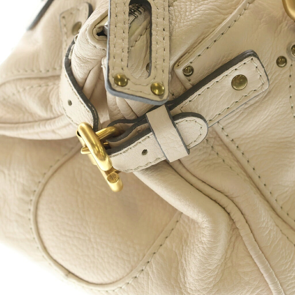 Chloe(クロエ) パディントン ハンドバッグ レザー ベージュ