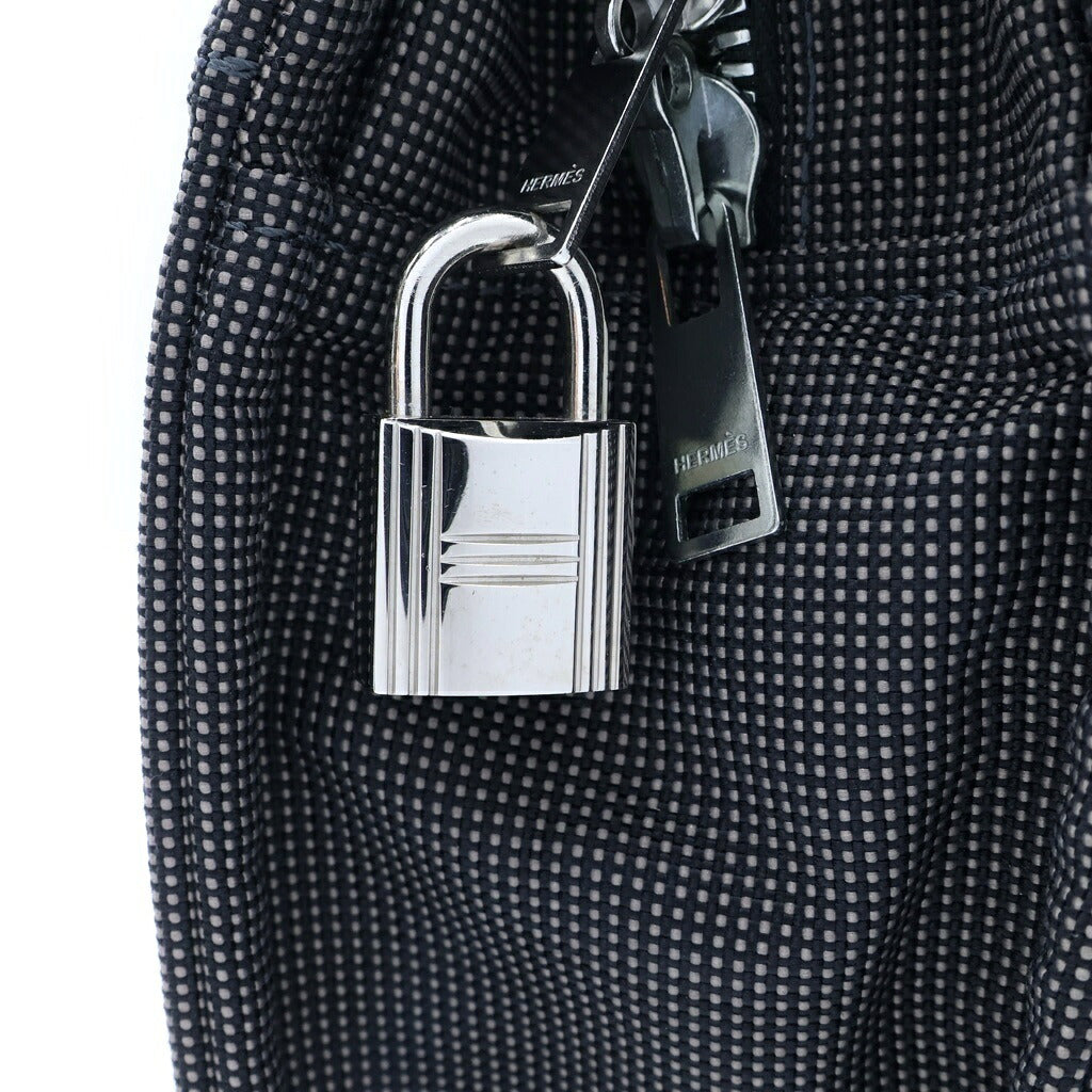 HERMES(エルメス) エールライン トートMM トートバッグ ハンドバッグ キャンバス グレー