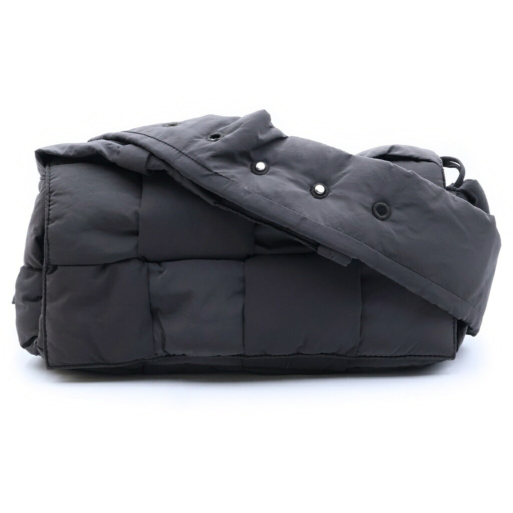 BOTTEGA VENETA(ボッテガヴェネタ) パデットカセット ショルダーバッグ ブラック ナイロン
