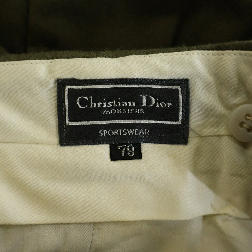 Christian Dior MONSIEUR(クリスチャンディオールムッシュ) セットアップ カーキ ジャケット パンツ ウール
