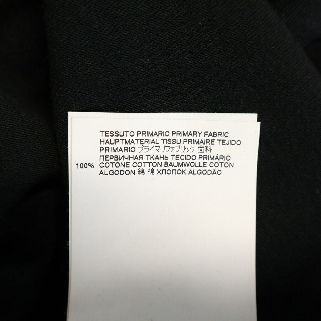 MM6 Maison Margiela(エムエムシックスメゾンマルジェラ) ワイドネック 長袖カットソー ブラック コットン S32NC0634