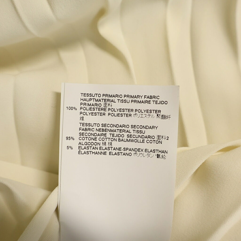 MM6 Maison Margiela(エムエムシックスメゾンマルジェラ) プリーツ ノースリーブワンピース アイボリー S52CT0209 S43455 レディース