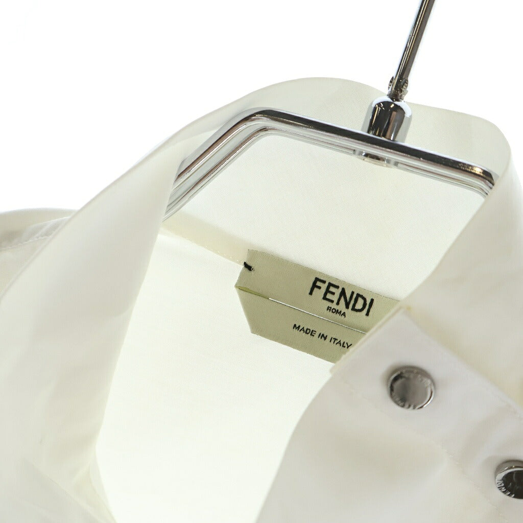 FENDI(フェンディ) コットンジャケット ホワイト ショート丈 FS7147 A0MY