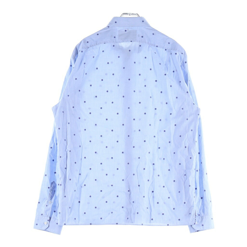 GUCCI(グッチ) 長袖シャツ ブルー フラワーステッチ 428839