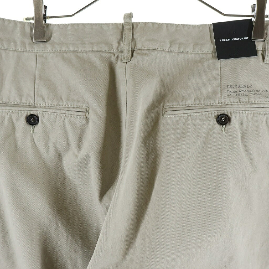 DSQUARED2(ディースクエアード) コットンパンツ ベージュ S71KB0443 S41794