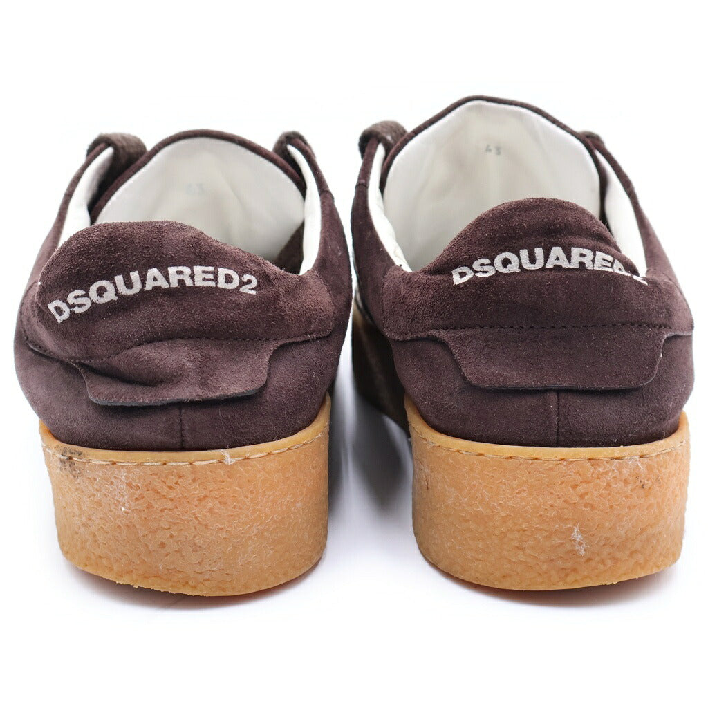 DSQUARED2(ディースクエアード) ローカットスニーカー ブラウン ストライプ スニーカー