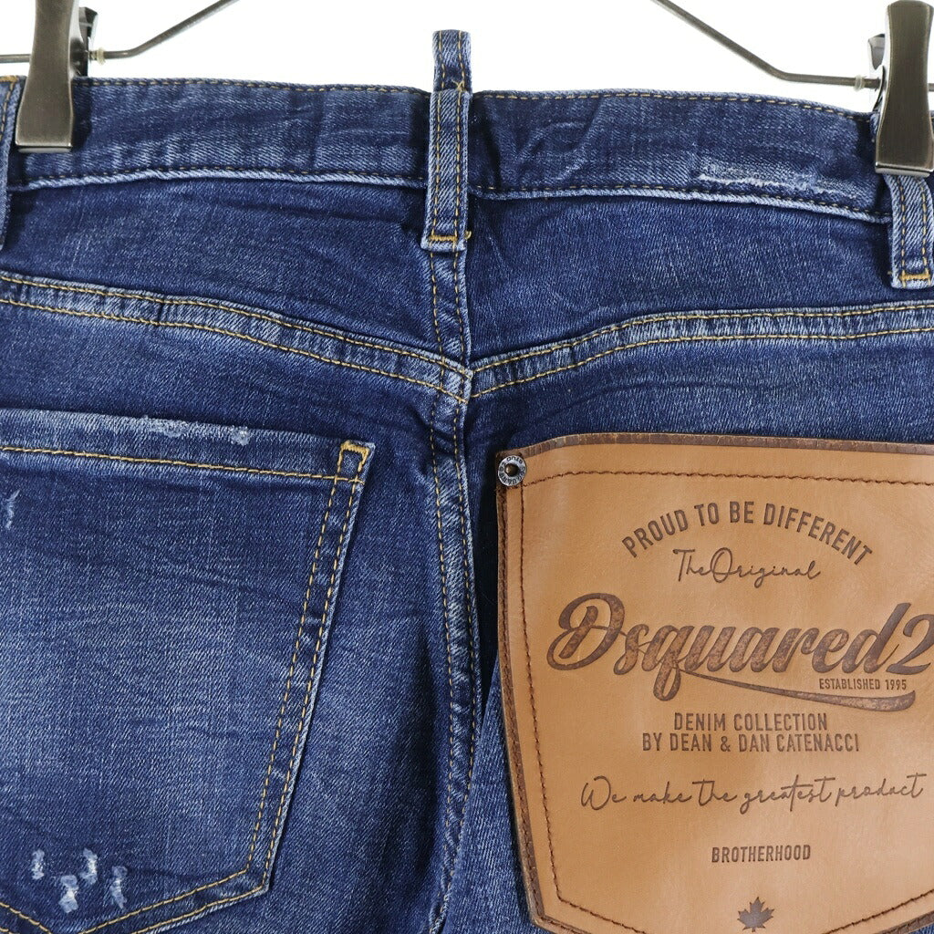 DSQUARED2(ディースクエアード) デニムパンツ インディゴ ストレート S75LB1001 S30664