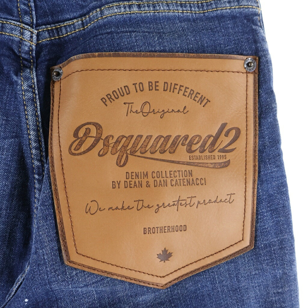 DSQUARED2(ディースクエアード) デニムパンツ インディゴ ストレート S75LB1001 S30664