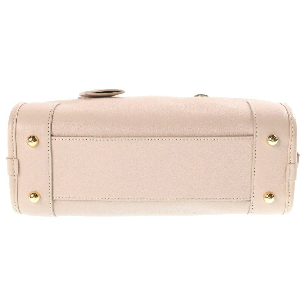 LOEWE(ロエベ) アマソナ23 ハンドバッグ ショルダーバッグ 2WAY アナグラム ベージュ レザー A039N07X17