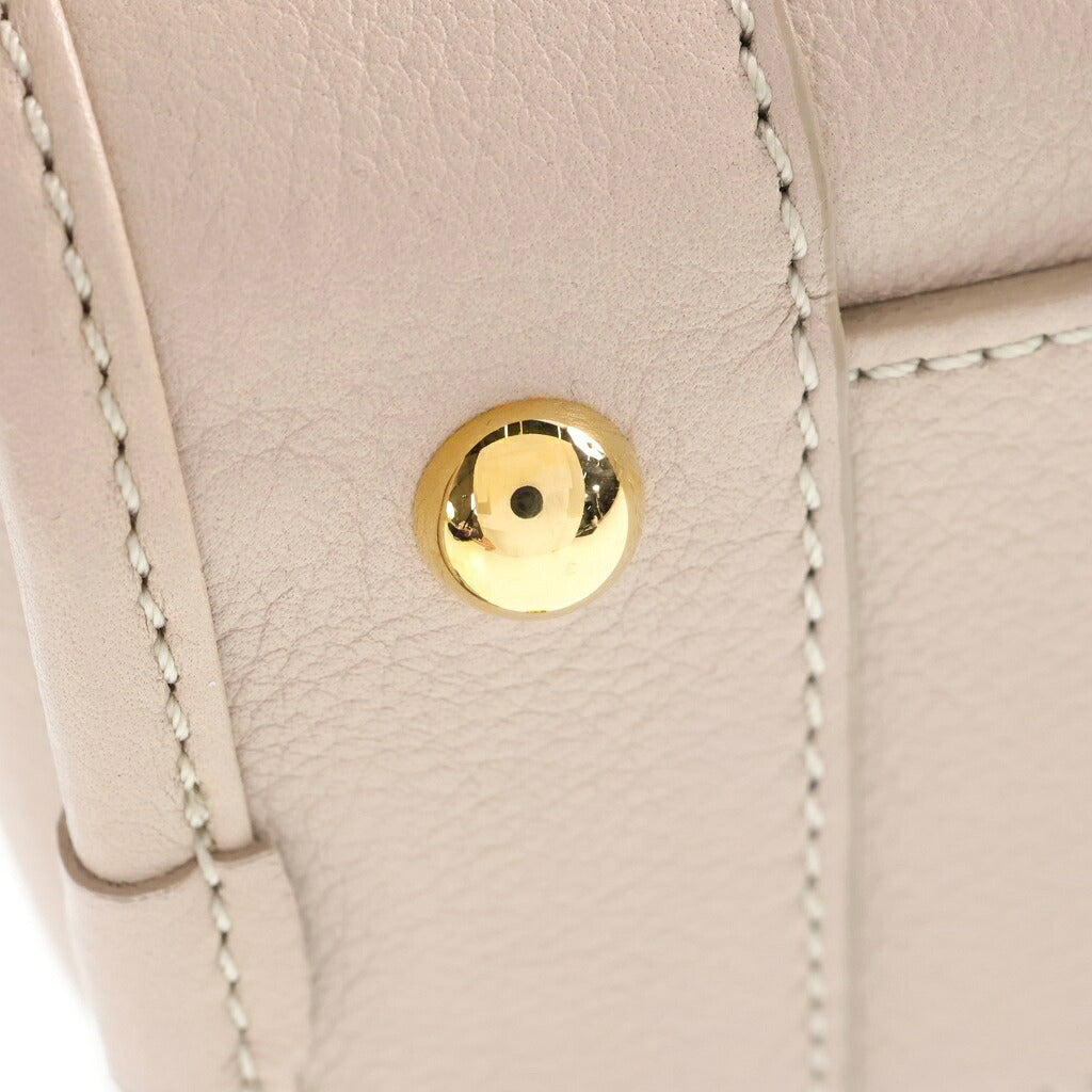 LOEWE(ロエベ) アマソナ23 ハンドバッグ ショルダーバッグ 2WAY アナグラム ベージュ レザー A039N07X17