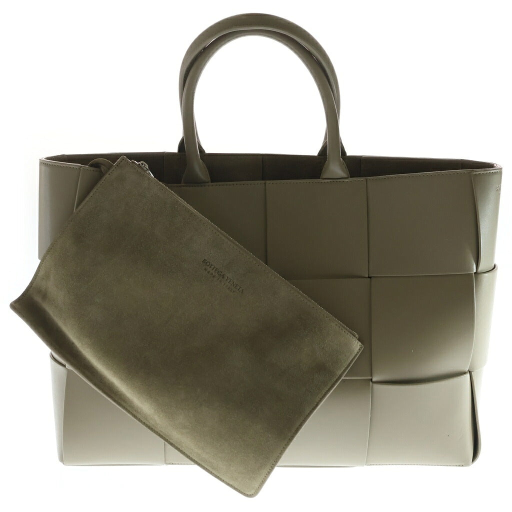 BOTTEGA VENETA(ボッテガヴェネタ) アルコトート ラージ ハンドバッグ トートバッグ グレージュ レザー 608608