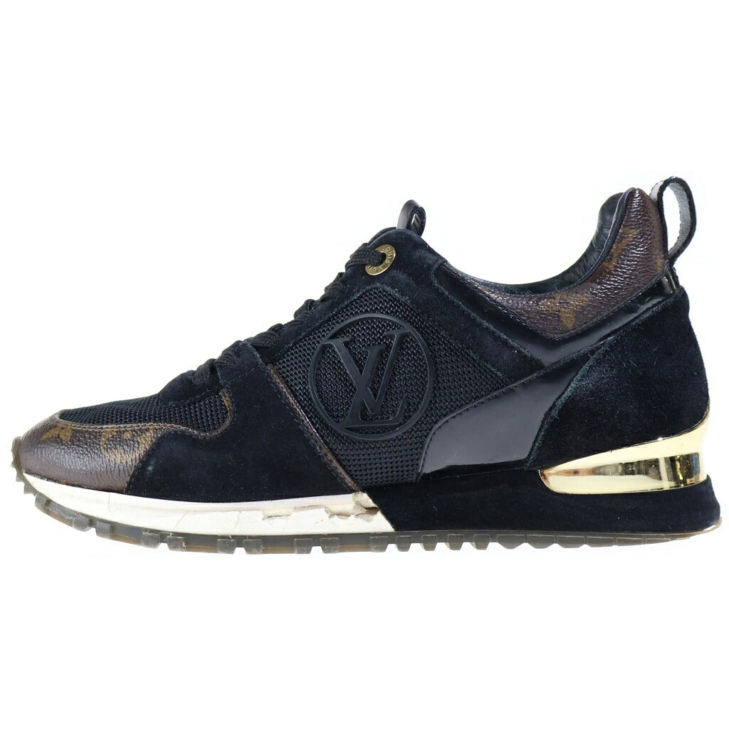 LOUIS VUITTON(ルイヴィトン) ランアウェイ モノグラム ローカットスニーカー ブラック×ブラウン GO0117