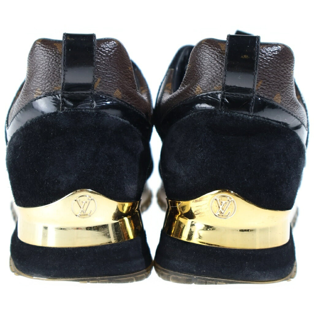 LOUIS VUITTON(ルイヴィトン) ランアウェイ モノグラム ローカットスニーカー ブラック×ブラウン GO0117