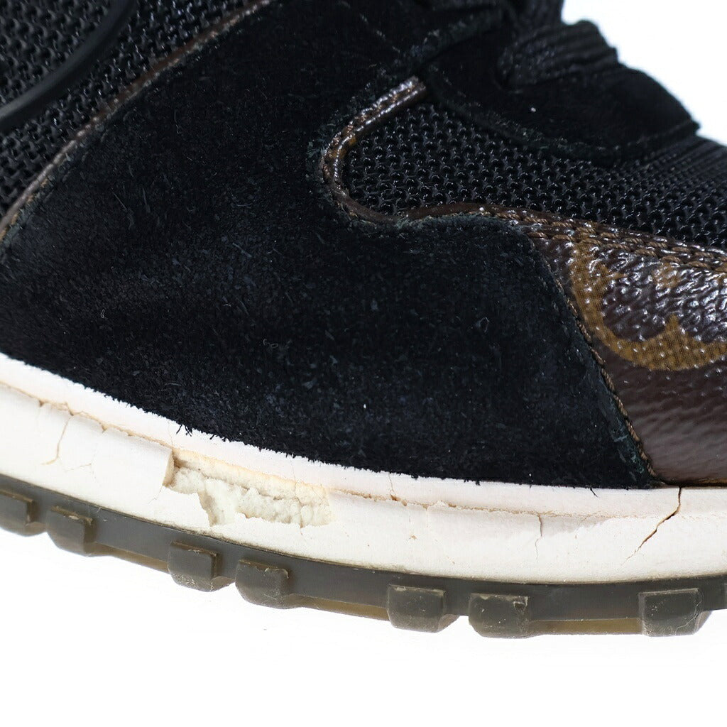 LOUIS VUITTON(ルイヴィトン) ランアウェイ モノグラム ローカットスニーカー ブラック×ブラウン GO0117