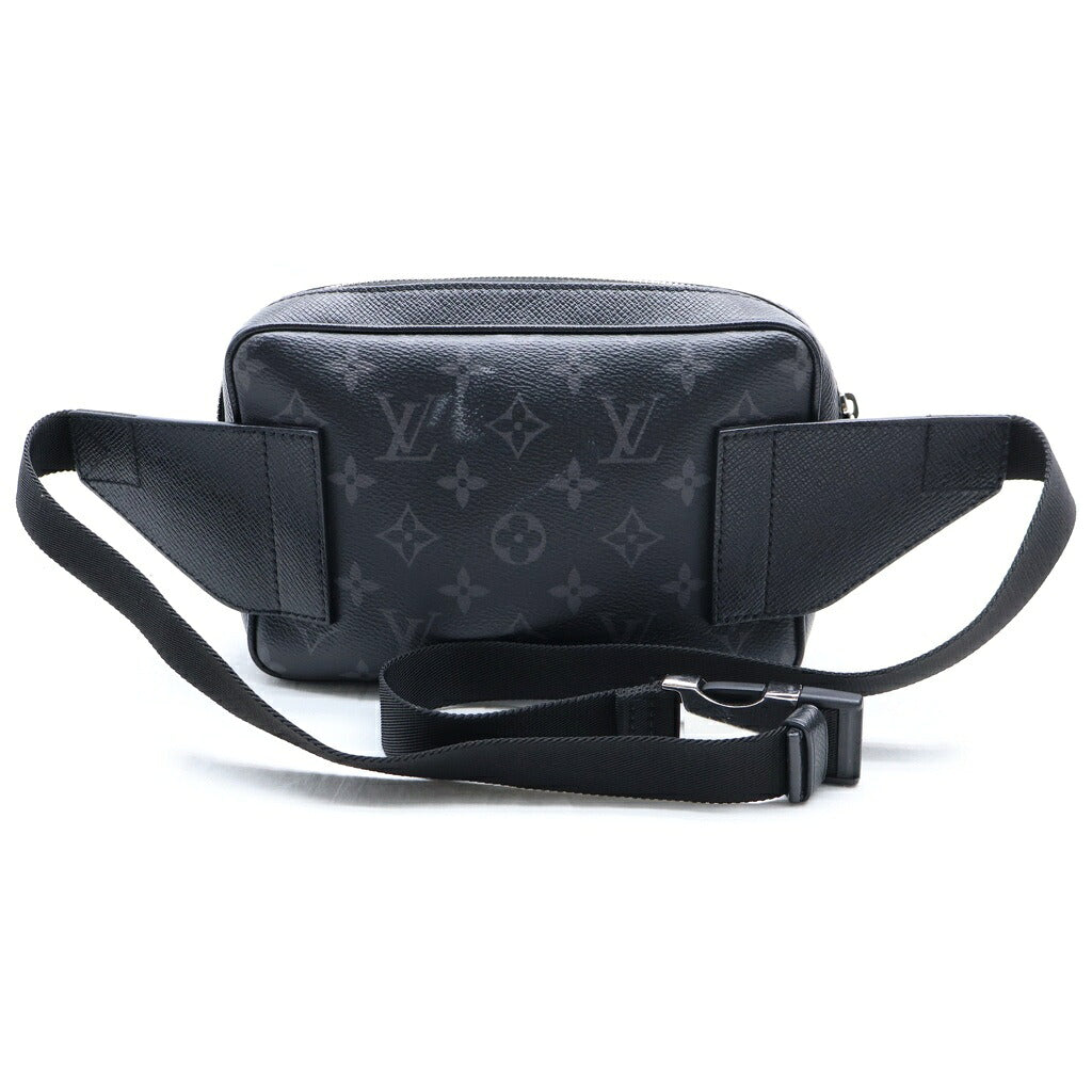 LOUIS VUITTON(ルイヴィトン) モノグラムエクリプス バムバッグ ショルダーバッグ ウエストバッグ ボディバッグ ブラック レザー×PVC M30245 シルバー金具