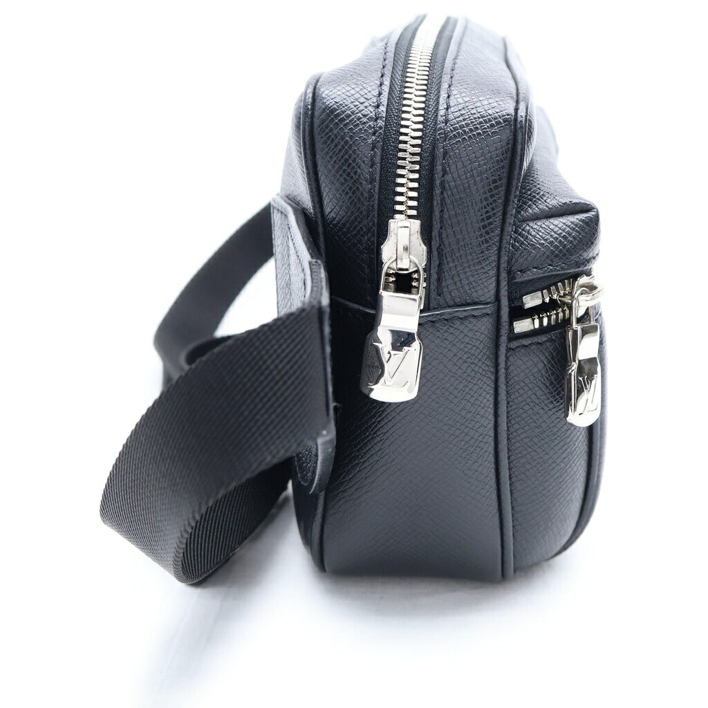 LOUIS VUITTON(ルイヴィトン) モノグラムエクリプス バムバッグ ショルダーバッグ ウエストバッグ ボディバッグ ブラック レザー×PVC M30245 シルバー金具