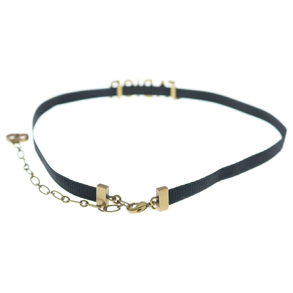 Christian Dior(クリスチャンディオール) J'ADIOR チョーカー ネックレス ブラック×ゴールド