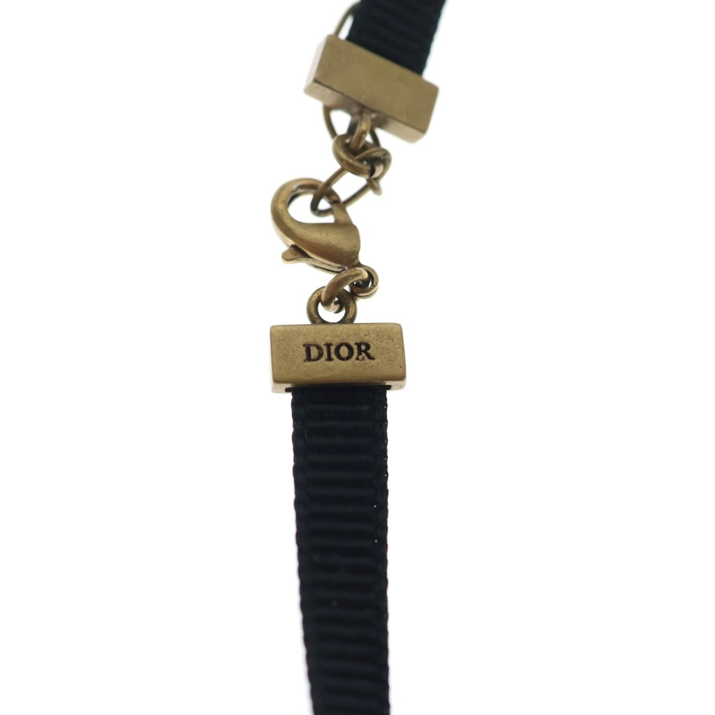 Christian Dior(クリスチャンディオール) J'ADIOR チョーカー ネックレス ブラック×ゴールド