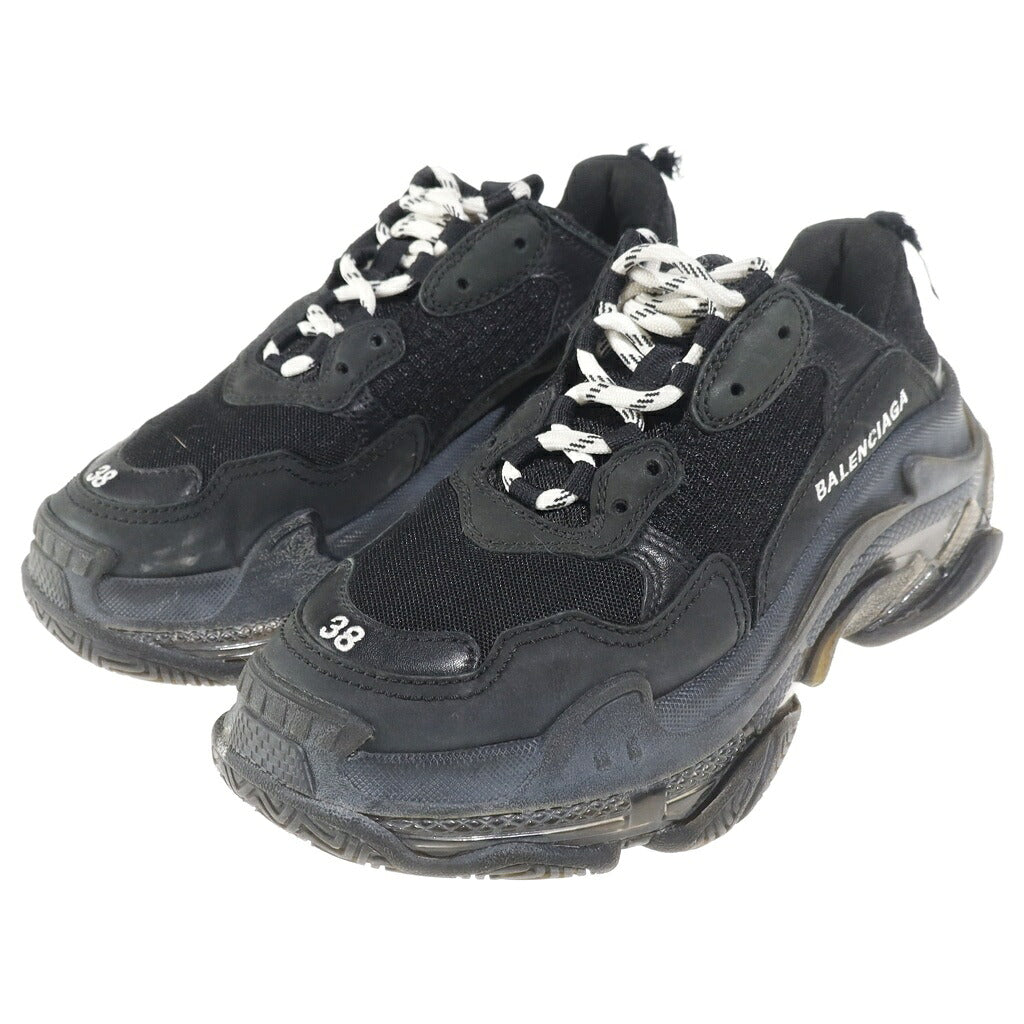 BALENCIAGA(バレンシアガ) トリプルエス クリアソール ローカット スニーカー シューズ ブラック 544351