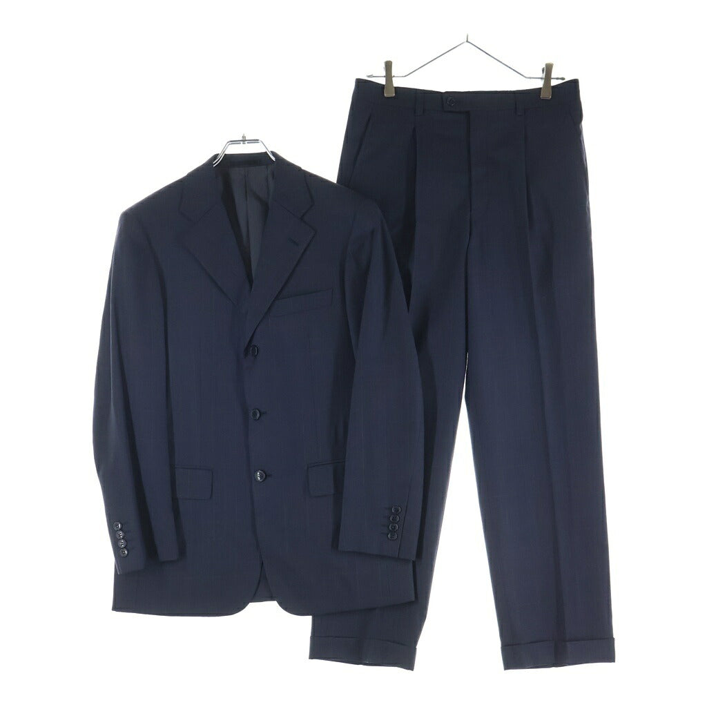 LANVIN(ランバン) ■セットアップスーツ ネイビー チェック 48