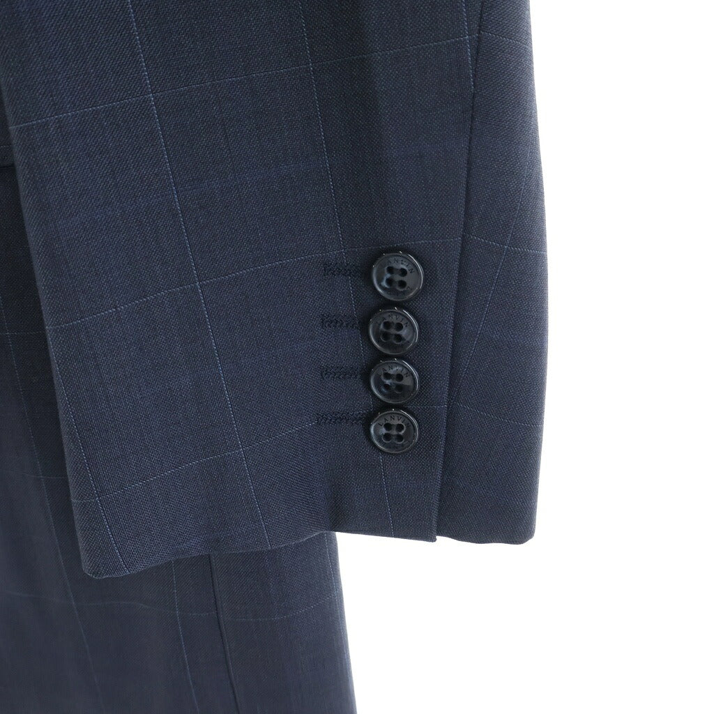LANVIN(ランバン) ■セットアップスーツ ネイビー チェック 48