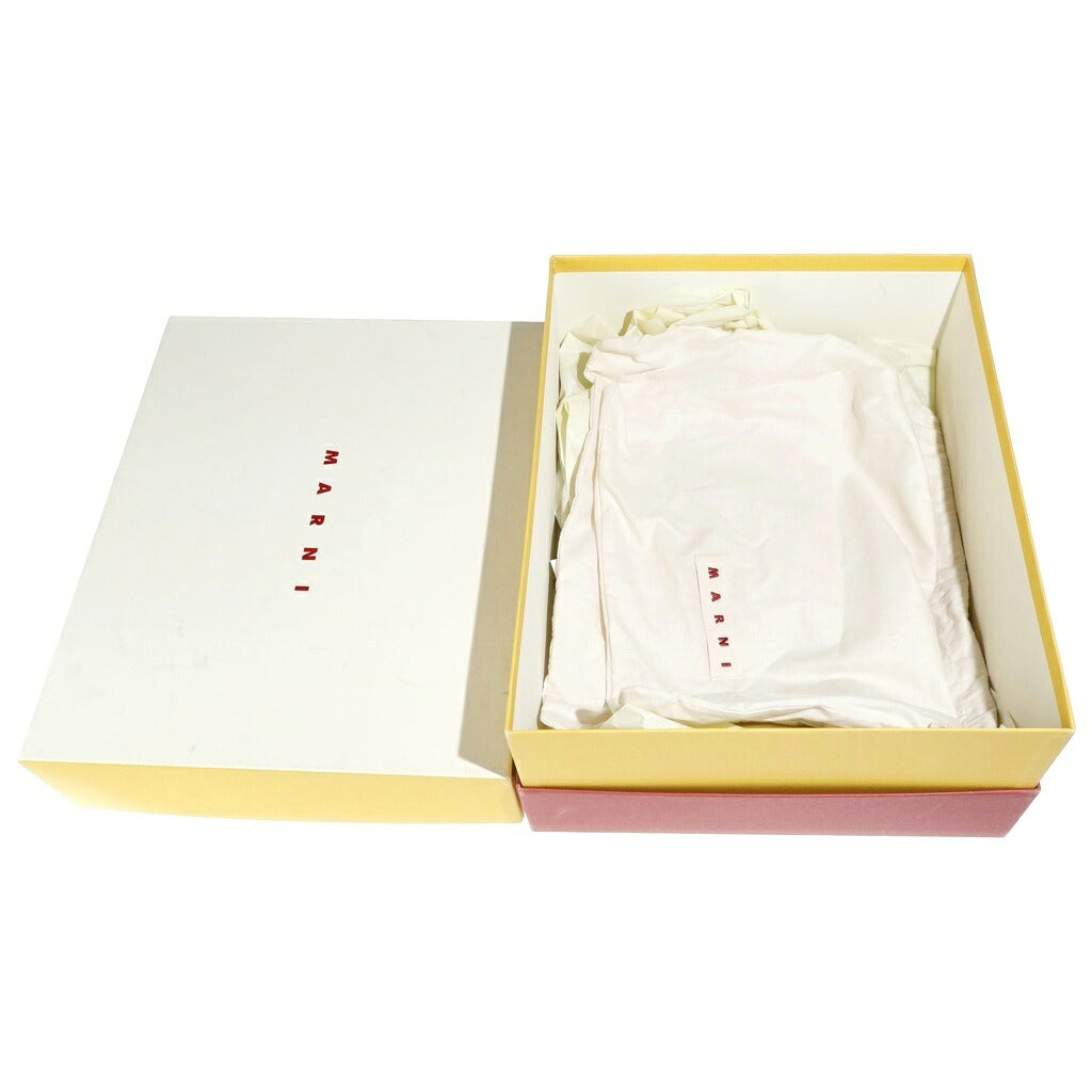 MARNI(マルニ) ロゴジップ ショートブーツ ブラウン