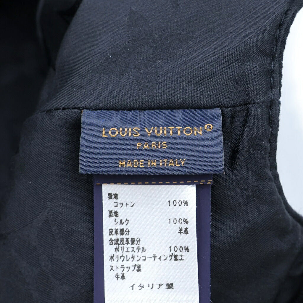 LOUIS VUITTON(ルイヴィトン) LVデー ベースボールキャップ ブラック キャンバス 帽子 M77807