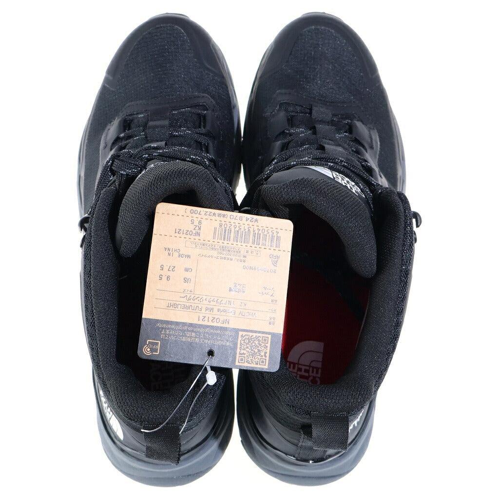 THE NORTH FACE(ザノースフェイス) トレッキングシューズ ハイカットスニーカー ブラック NF02121