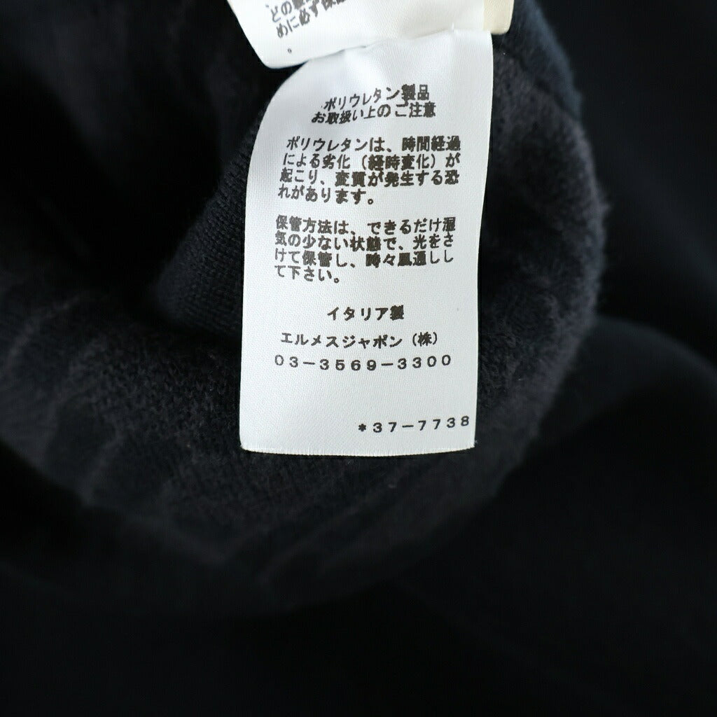 HERMES(エルメス) 23AW リバーシブル ニットブルゾン ドライバーズニット ジップアップ ブラック 3H2204D2 レディース