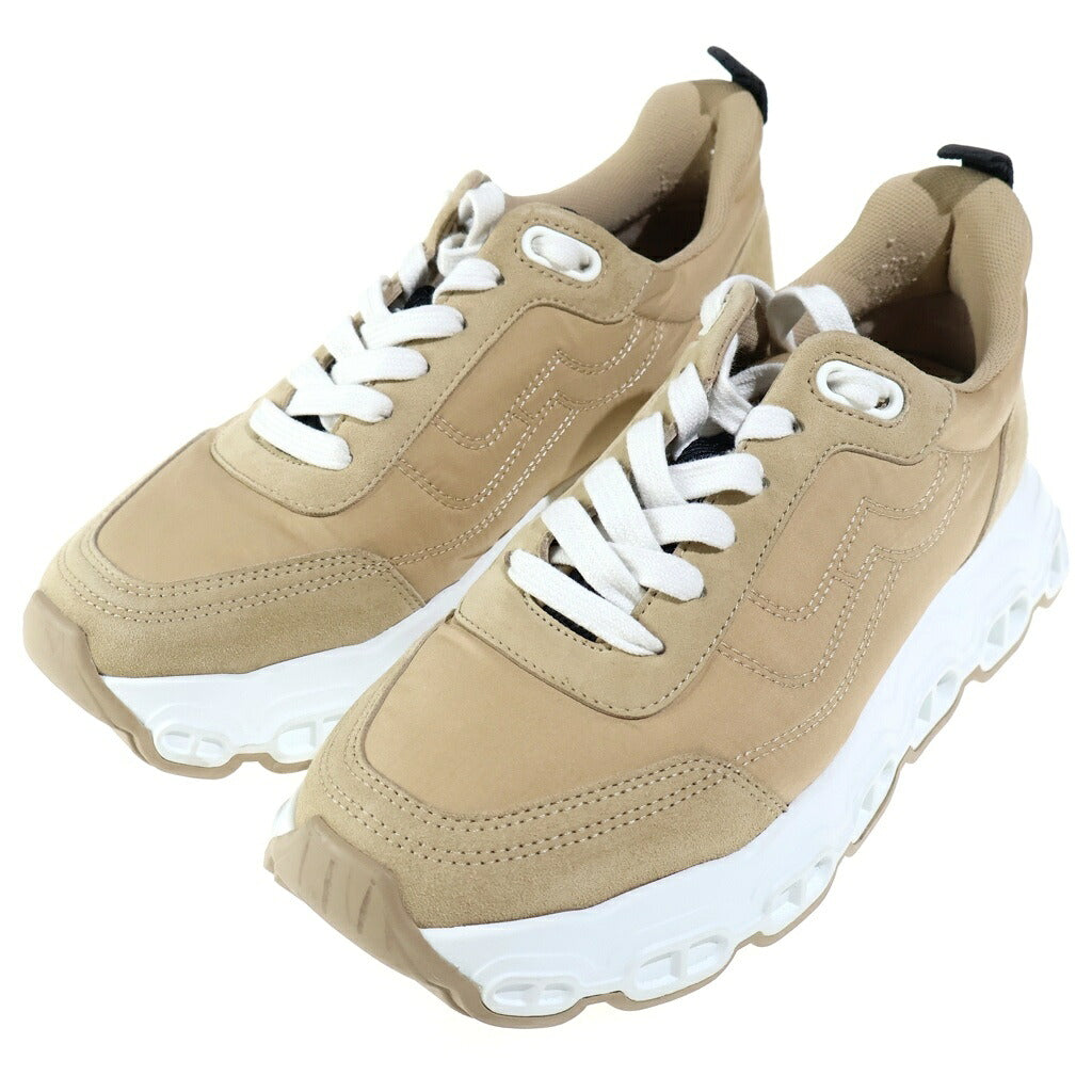 HERMES(エルメス) インパルス ローカットスニーカー ブラウンベージュ スエード×レザー