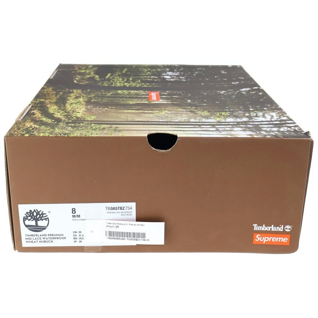 SUPREME(シュプリーム) SUPREME×Timberland パッチワーク プレミアム ブーツ ブラウン