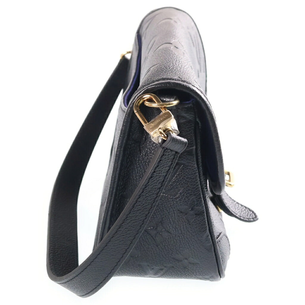LOUIS VUITTON(ルイヴィトン) モノグラムアンプラント ディアヌ ショルダーバッグ ブラック レザー M46386 ゴールド金具