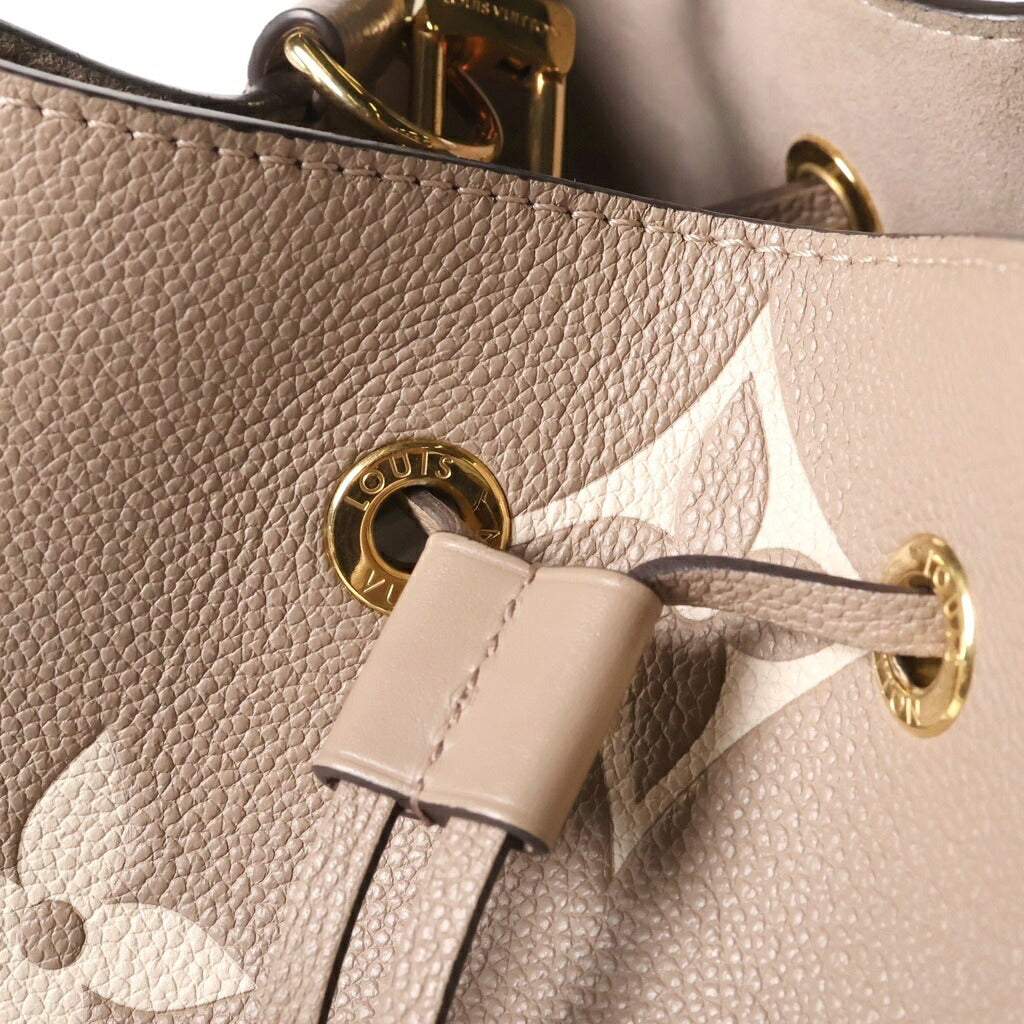 LOUIS VUITTON(ルイヴィトン) モノグラム アンプラント ネオノエMM ハンドバッグ ショルダーバッグ 2WAY ベージュ レザー M45555 ICタイプ