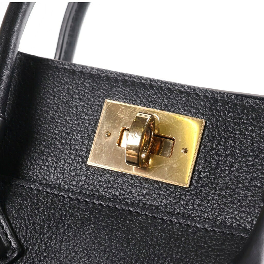 LOUIS VUITTON(ルイヴィトン) モノグラム タフタージュ オンマイサイドGM ハンドバッグ ショルダーバッグ 2WAY ブラック レザー M22225 ICタイプ