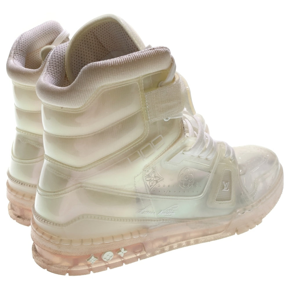 LOUIS VUITTON(ルイヴィトン) 20SS ×Virgil Abloh ヴァージルアブロー LVLVトレイナーライン クリアハイカット スニーカー 1A5YJ1