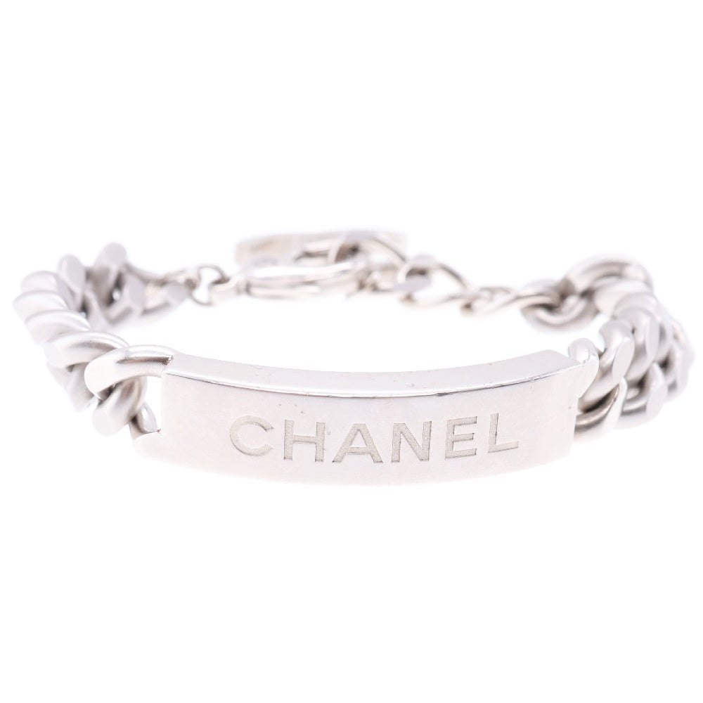 CHANEL(シャネル) ココマーク ブレスレット シルバー B15P シルバー メタル プレート アクセサリー