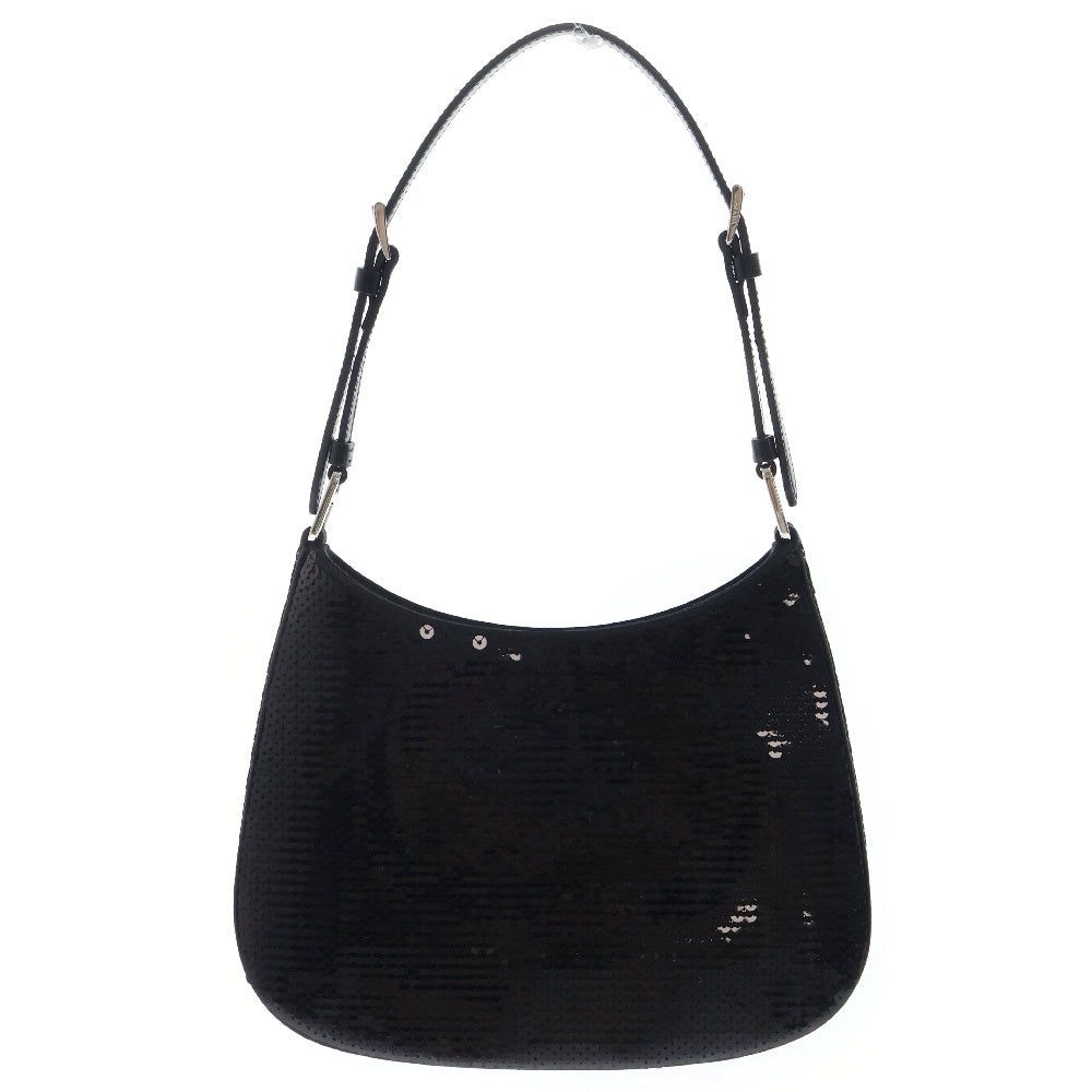 PRADA(プラダ) クレオ スパンコール ワンショルダーバッグ ハンドバッグ ブラック×ホワイト レディース 1BC169